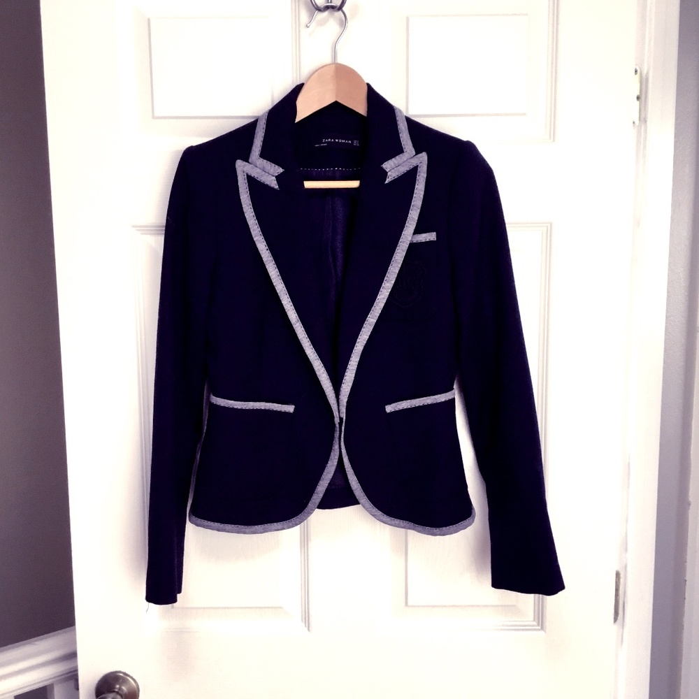 Zara Navy Blazer